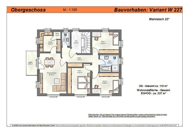 Mehrfamilienhaus variant w227 grundriss og min